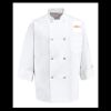 Eight Pearl Button Chef Coat - Tall Sizes Thumbnail