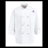 Eight Pearl Button Chef Coat - Tall Sizes Thumbnail