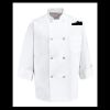 Eight Pearl Button Chef Coat - Tall Sizes Thumbnail