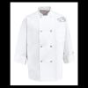 Eight Pearl Button Chef Coat - Tall Sizes Thumbnail