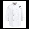 Eight Pearl Button Chef Coat - Tall Sizes Thumbnail