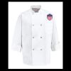 Eight Pearl Button Chef Coat - Tall Sizes Thumbnail