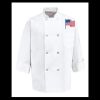 Eight Pearl Button Chef Coat - Tall Sizes Thumbnail