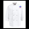 Eight Pearl Button Chef Coat - Tall Sizes Thumbnail