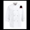 Eight Pearl Button Chef Coat - Tall Sizes Thumbnail