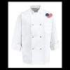 Eight Pearl Button Chef Coat - Tall Sizes Thumbnail
