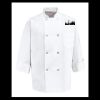 Eight Pearl Button Chef Coat - Tall Sizes Thumbnail